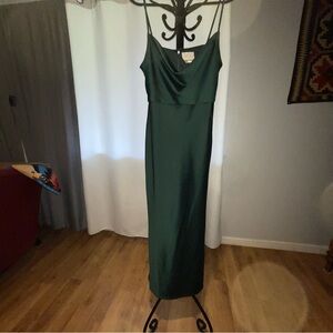 BHLDN  Emerald Gown